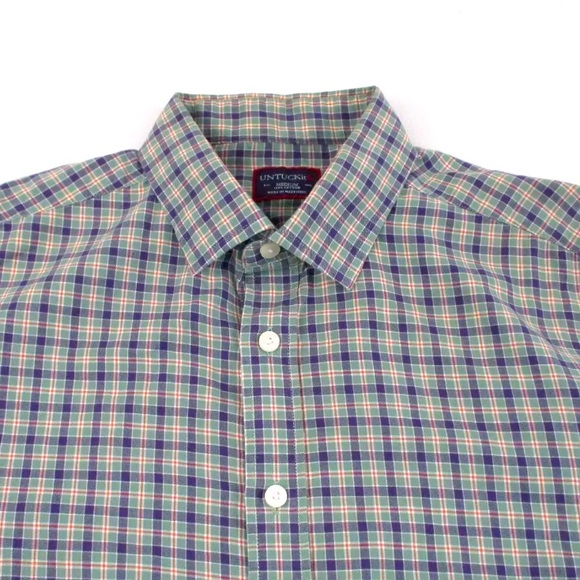 UNTUCKit Edes Multicolor Plaid Shirt - Picture 3 of 7
